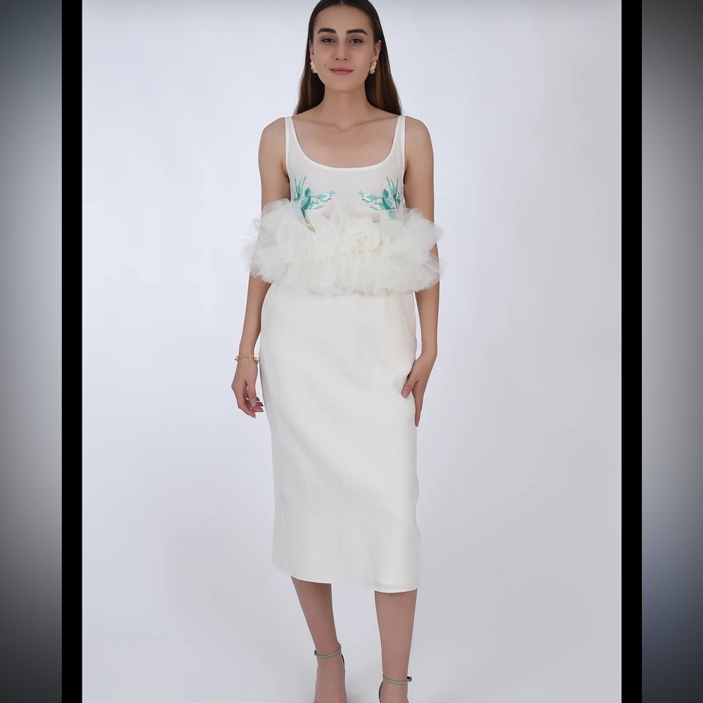 NWT Fanm Mon CITRA TULLE DRESS - Picture 4 of 8